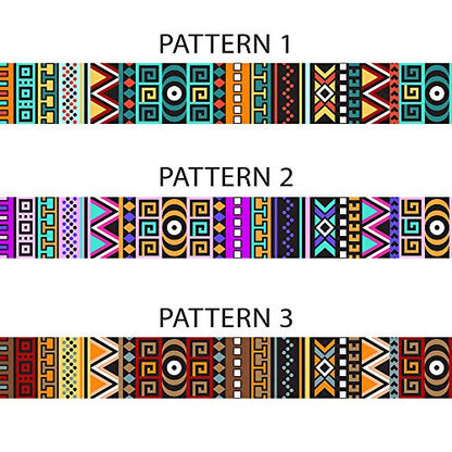 CollarDirect Cat Collar Breakaway with Removable Bell Set of 2 PCS - color: Aztec Brown + Aztec Green