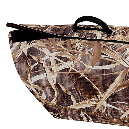 AUSCAMOTEK Neoprene Dog Vest for Duck Hunting - Insulated Camouflage Vest for Waterfowl Retriever - size: M