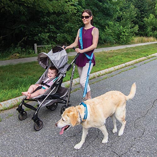 Kurgo Hands-Free Dog Running Belt - Adjustable Adventure Dog Belt - MOLLE-Compatible - Reflective Trim - Lightweight, Comfortable Fit - Hands-Free - style: Cross Body Belt