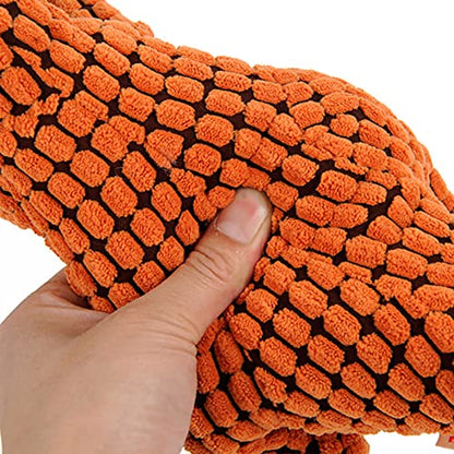 Puppy Chew Toys, Durable Fabric Funny Soft Dog Toys for Puppies,Interactive Heavy Duty Indestructible Interactive Dog Toy for Teething Small Medium Breeds Puppy Home Indoor Anxiety Relief Playing - color: Brown