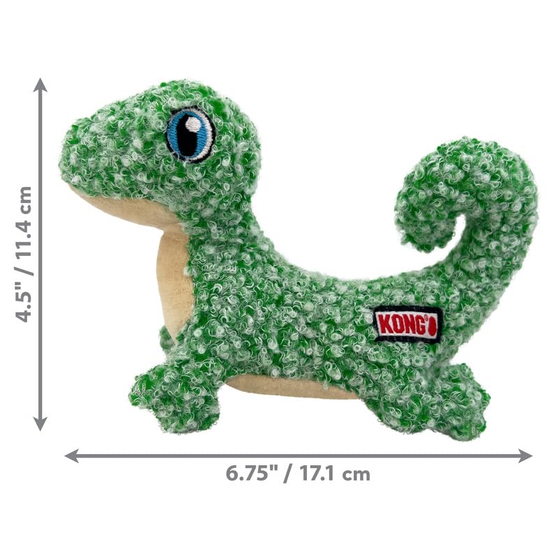 KONG Luvs Crinkle Textured Cat Toy Stuffed with Catnip (Lizard) - style: Lizard