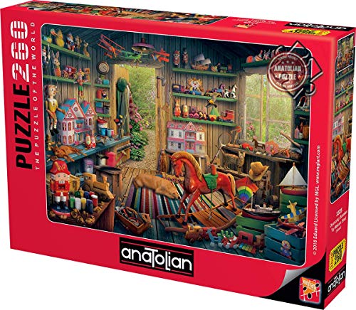 Anatolian Puzzle - Toy Makers Shed, 260 Pieces Jigsaw Puzzle, 3325, Brown/a (ANA3325) - color: Toy Makers Shed
