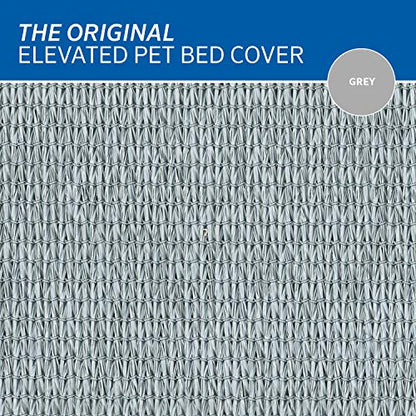 Coolaroo Original Pet Bed Replacement Cover - Grey - Large (43.5" x 31.5") (Pack of 3) - color: Grey, size: Large (Pack of 3), style: Large