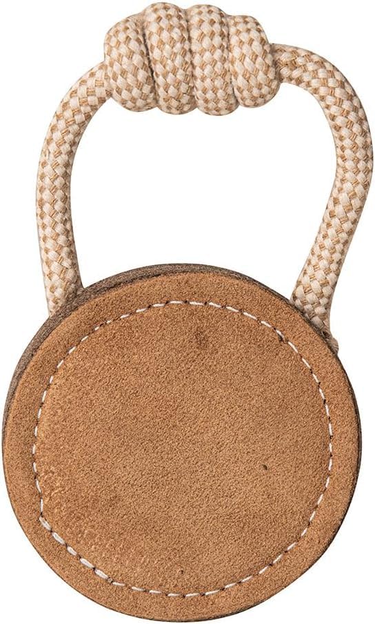 Natural Jute Dog Chew Toy – Smiley Shape, Tough & Durable Puppy Teething Toy, Safe Eco-Friendly Chew, Interactive Training & Play Toy for Small, Medium & Large Dogs - style: Smiley Shape