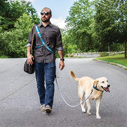 Kurgo Hands-Free Dog Running Belt - Adjustable Adventure Dog Belt - MOLLE-Compatible - Reflective Trim - Lightweight, Comfortable Fit - Hands-Free - style: Cross Body Belt