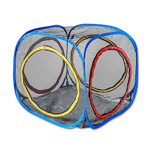 Pet Fit For Life Build-Your-Own Cat Enclosure - Collapsible Mesh Indoor & Outdoor Cat Cube - Perfect for Indoor Cats, Kittens on Patios, Yard & Camping