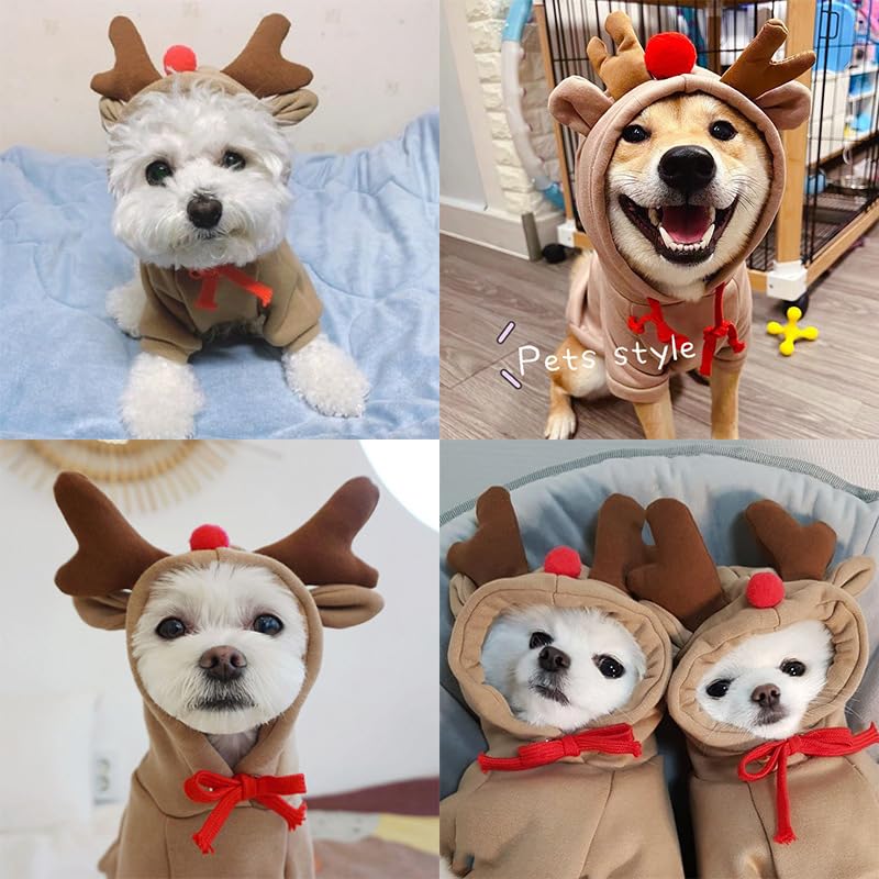 Warm Dog Winter Clothes Cute Fruit Dog Coat Hoodies Fleece Pet Dogs Costume Jacket for French Bulldog Chihuahua Ropa para Perro(Coffee,XS) - color: Coffee, size: XS