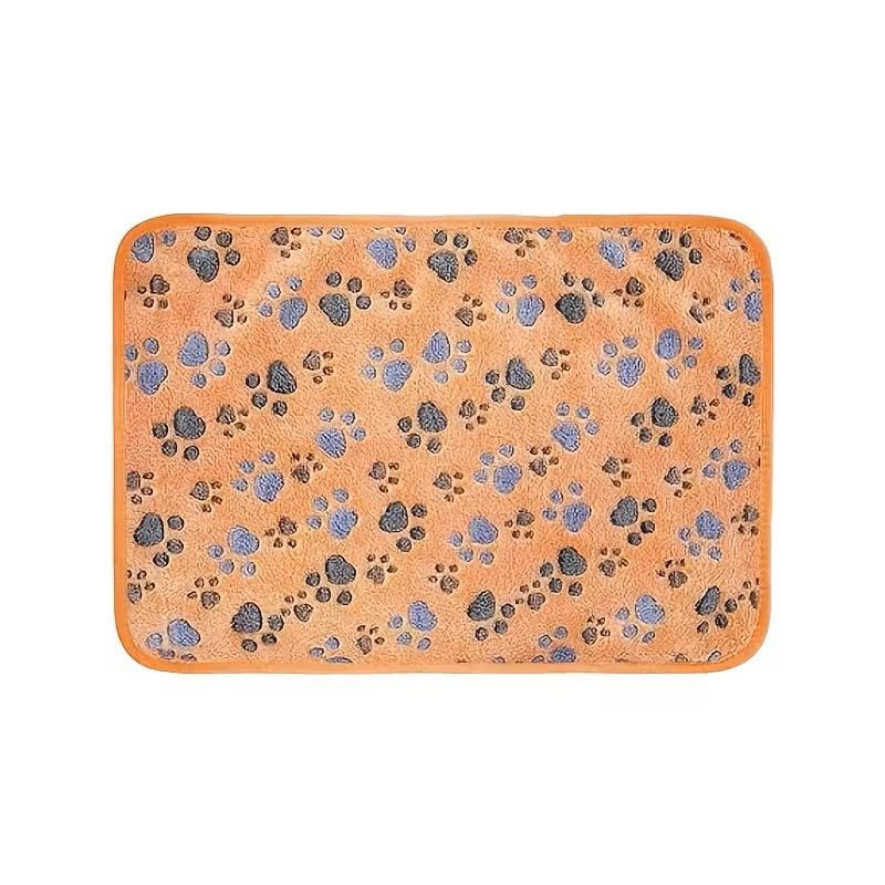 Soft Warm Fleece Pet Blanket, Cartoon Plush Blanket for Dogs and Cats, Cat and Dog Cover, Machine Washable, Brown, 20 * 30Inch - color: Brown, size: 20*30Inch