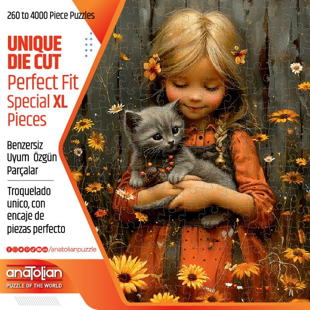 Anatolian Puzzle - Toy Cupboard Kitten, 260 Piece Jigsaw Puzzle, #3341 - color: Toy Cupboard Kitten