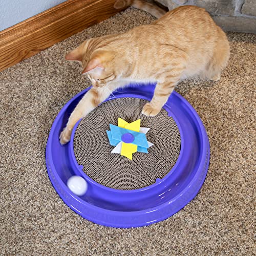 Kitty City Cat Scratchers - Cat Scratching Pad & Ball Track Scratcher - color: A) XL Scratcher