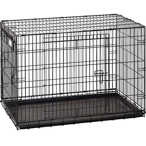 Precision Pet Products Two Door Great Crate Wire Dog Crate, 36 Inch, For Pets 50-70 lbs, With 5-Point Locking System - size: 36.0"L x 23.0"W x 25.0"H
