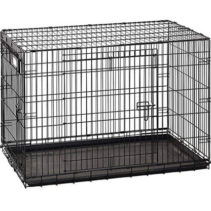 Precision Pet Products Two Door Great Crate Wire Dog Crate, 36 Inch, For Pets 50-70 lbs, With 5-Point Locking System - size: 36.0"L x 23.0"W x 25.0"H