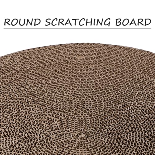 PRETYZOOM Replaceable Cat Scratching Board Core Reusable Corrugated Cardboard Scratch Pad Sturdy Floor Cat Scratcher Replacement