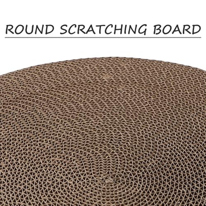 PRETYZOOM Replaceable Cat Scratching Board Core Reusable Corrugated Cardboard Scratch Pad Sturdy Floor Cat Scratcher Replacement