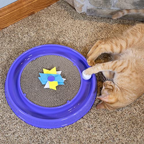 Kitty City Cat Scratchers - Cat Scratching Pad & Ball Track Scratcher - color: A) XL Scratcher