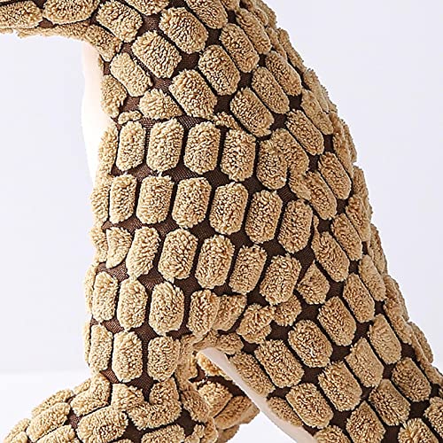 Puppy Chew Toys, Durable Fabric Funny Soft Dog Toys for Puppies,Interactive Heavy Duty Indestructible Interactive Dog Toy for Teething Small Medium Breeds Puppy Home Indoor Anxiety Relief Playing - color: Brown