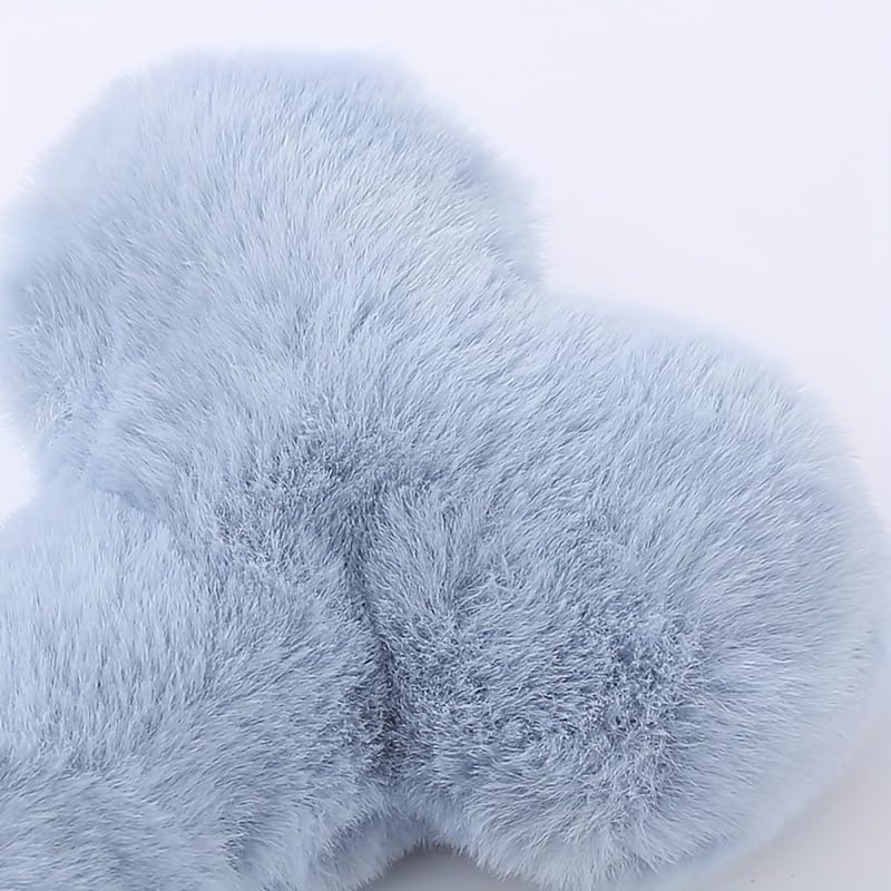 1 Pack Plush Dog Bone Toy Squeaky Interactive Chew with Embroidered Love Design Soft Puppy Teething Toy (Random Color) - color: C