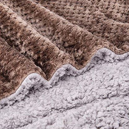 DG-Eagle Grey Plush Fleece Receiving Blanket for Dog, Cat, Couch, Travel - Warm, Soft, 24" x 32" - color: Dg-eagle Grey, size: Blanket (24" x 32")