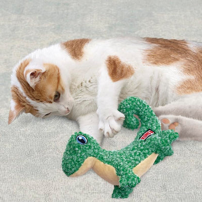 KONG Luvs Crinkle Textured Cat Toy Stuffed with Catnip (Lizard) - style: Lizard