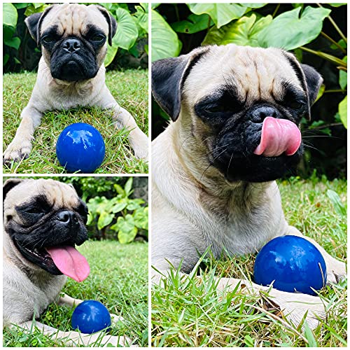 SuperChewer Tough Dog Ball Toy | Lifetime Replacement | Strong Natural Rubber | Great Dog Fetch Toy | Chew Toys for Dogs | Ultra Durable Chew Toys for Aggressive Chewers | Large Breed Tested - size: Small - 2 Inch / 6 oz