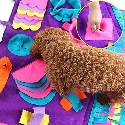 Pet Toy Pet Dog Sniffing Mat Training Blanket Find Food Play Toys Dog Mat for Relieve Stress Interactive Puzzle Sniffing Mat Pad