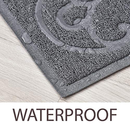 PetLike Cat Litter Box Mat, Thick Kitty Litter Trapping Mat, Durable,Waterproof &Washable with Non-Slip Backing, Soft on Kitty Paws and Easy to Clean, BPA Free - color: Beige, size: 30x18