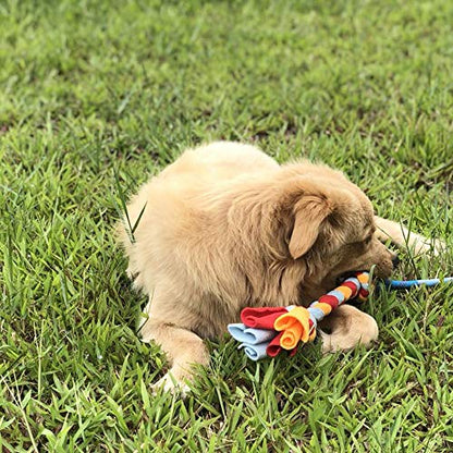 Dewonch Dog Fleece Rope Teaser Toy as Replacement to Chase and Tug (A-2PCS) - style: A-2PCS