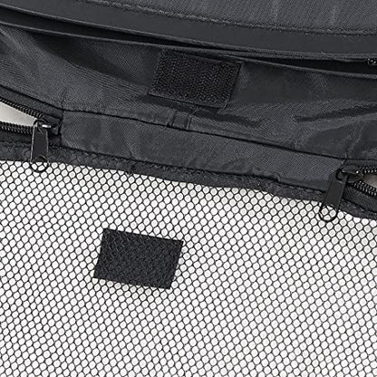 Beatrice Home Fashions Portable, Collapsible, Pop Up Kennel Travel Cat and Dog Crate, 32.5" L x 19.5" W x 19.5" H, Black - color: Black, size: 32.5"L x 19.5"W x 19.5"H