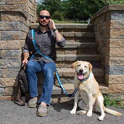 Kurgo Hands-Free Dog Running Belt - Adjustable Adventure Dog Belt - MOLLE-Compatible - Reflective Trim - Lightweight, Comfortable Fit - Hands-Free - style: Cross Body Belt