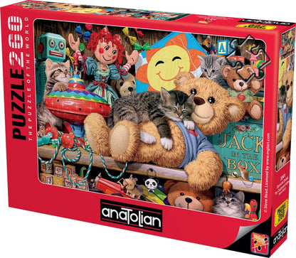 Anatolian Puzzle - Toy Cupboard Kitten, 260 Piece Jigsaw Puzzle, #3341 - color: Toy Cupboard Kitten