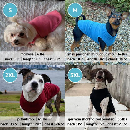 Gooby - Stretch Fleece Vest, Pullover Fleece Vest Jacket Sweater for Dogs, Red, X-Small - color: Red, size: X-Small Length (7")
