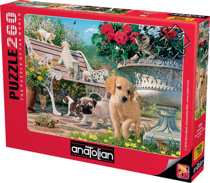 Anatolian Puzzle - Pets Hide and Seek, 260 Pieces Jigsaw Puzzle, #3326, - color: Pets Hide and Seek